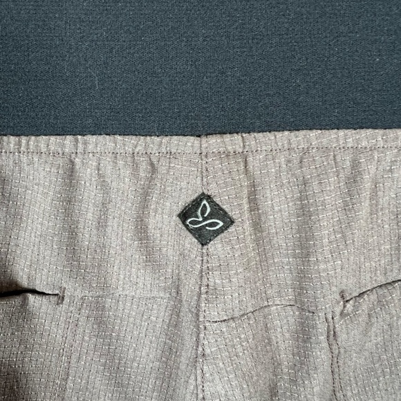 PrAna Womens Hybridizer Pants Brown Pocket Hiking Outdoor Campcore Stretch Large - Picture 11 of 12